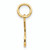 FJC Finejewelers 14k Yellow Gold #1 Dad Charm C392A