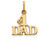 FJC Finejewelers 14k Yellow Gold #1 Dad Charm C392A