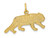 FJC Finejewelers 14k Yellow Gold Tiger Charm C1845A