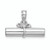 Finejewelers 14k White Gold White 3d Diploma Rolled Up Graduation Charm