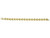 Finejewelers 14 Kt Yellow Gold 8 Inch 9.75mm Round Rolo Type Bracelet Fancy Fleur De Lis Cla Sp 470404A