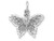 FJC Finejewelers 14k White Gold Butterfly Charm WCH80B
