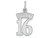 FJC Finejewelers 14k White Gold Sweet 16 Charm WCH25B