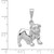 FJC Finejewelers 14k White Gold Bulldog Charm WCH95B
