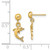 Finejewelers 14k Yellow Gold Mini Jumping Dolphin Dangle Earrings