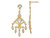 FJC Finejewelers 14k Yellow Gold Chandelier Style Earring with Dangling TE958A