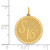FJC Finejewelers 14k Yellow Gold Sweet 16 Charm 18 x 25mm XAC751A