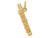 FJC Finejewelers 14k Yellow Gold 3d Polished Flute Charm XAC342A