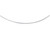 Finejewelers 14 Kt White Gold 16 Inch 2.0mm Bright Cut Classic Omega Necklace with Lobster Clasp 472059B