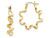 Finejewelers 14k Yellow Gold Fancy Spiral Hoop Earrings