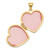 FJC Finejewelers 14k 18mm Polished Heart-shaped Floral Locket Pendant Necklace 18 inch chain included 14 kt Yellow Gold XL518A