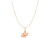 Finejewelers 10 Kt Rose Gold Flat Elephant Pendant Necklace On 18 Inch Rose 0.45mm Classic Box Chain Spring Ring Cl 472150P