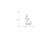 FJC Finejewelers 14k White Gold Small Block Initial L Charm YC665LB