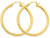 FJC Finejewelers 14k Yellow Gold Bright-cut 3mm Round Hoop Earrings TC269A