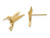 FJC Finejewelers 14k Yellow Gold Hummingbird Post Earrings TC743A