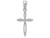 FJC Finejewelers 14k White Gold Passion Cross Charm REL117B