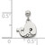Sterling Silver Mio Memento Enamel Dangle Whale Bead Charm QMM151T