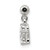 Sterling Silver Mio Memento Cz Dangle Star Bead Charm QMM169T