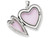 FJC Finejewelers Sterling Silver 24mm Enameled Rose Heart Locket Necklace QLS305T