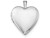 FJC Finejewelers Sterling Silver 20mm Satin Heart Locket Necklace QLS396T