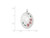 FJC Finejewelers Sterling Silver 26mm Enameled, D/c Floral and Heart Oval Locket Necklace QLS417T