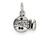 Finejewelers Sterling Silver Antiqued Bowling Ball and Pins Charm QC7916T
