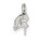 FJC Finejewelers Sterling Silver Ballerina with Shoe Charm QC801T