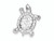 FJC Finejewelers Sterling Silver Turtle Charm QC950T