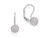 FJC Finejewelers Sterling Silver Radiant Essence Rhodium-plated Leverback Earrings LESQLE482T
