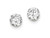 FJC Finejewelers Sterling Silver Cubic Zirconia 7mm Post Earrings QE9106T