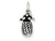 Finejewelers Sterling Silver Antiqued Pineapple Charm