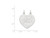 Finejewelers Sterling Silver Best Friend 2-piece Break Apart Heart Charm - QC608T