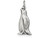 FJC Finejewelers Sterling Silver Antiqued Penguin Charm QC5024T