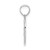 FJC Finejewelers 14k White Gold Woven Heart Charm K7101WB
