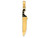 Finejewelers 14k Yellow Gold 3d Butcher Knife with Black Enamel Charm