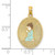 Finejewelers 14k Yellow Gold 3d Childs Night Time Prayer with Boy Praying Reversible Charm