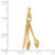 Finejewelers 14k Yellow Gold 3d Table Knife Fork Spoon Collection Moveable Charm