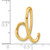 FJC Finejewelers 14k Yellow Gold Fashion Initial d Floating Charm K6425DA