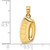 FJC Finejewelers 14k Yellow Gold Kitty Bowl Charm K6470A