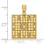 Finejewelers 14k Yellow Gold Sudoku Game Board Polish Antique #s Charm