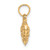 FJC Finejewelers 14k Yellow Gold 3d Mini Bright Cut Puffed Heart Charm K7130A