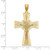 FJC Finejewelers 14k Yellow Gold Crucifix with Center Circle Charm K8440A