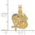 FJC Finejewelers 14k Yellow Gold Four Shell Cluster Charm 2 0f 2 K8028A