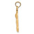 FJC Finejewelers 14k Yellow Gold Bright Cut Golf Bag Charm K4963A