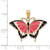 FJC Finejewelers 14k Yellow Gold Enameled Butterfly Charm K4232A