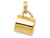 FJC Finejewelers 14k Yellow Gold Enameled Coffee Cup Charm K2826A