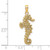 FJC Finejewelers 14k Yellow Gold Seahorse Charm K2983A