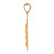 Finejewelers 14k Yellow Gold Polished Bright Cut Corpus Circle Charm - K5616A