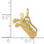 FJC Finejewelers 14k Yellow Gold 3d Golf Bag Charm A7107A