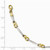 FJC Finejewelers 10k W/ Rhodium Bright Cut Bracelet in 10 kt Yellow Gold LES56867W